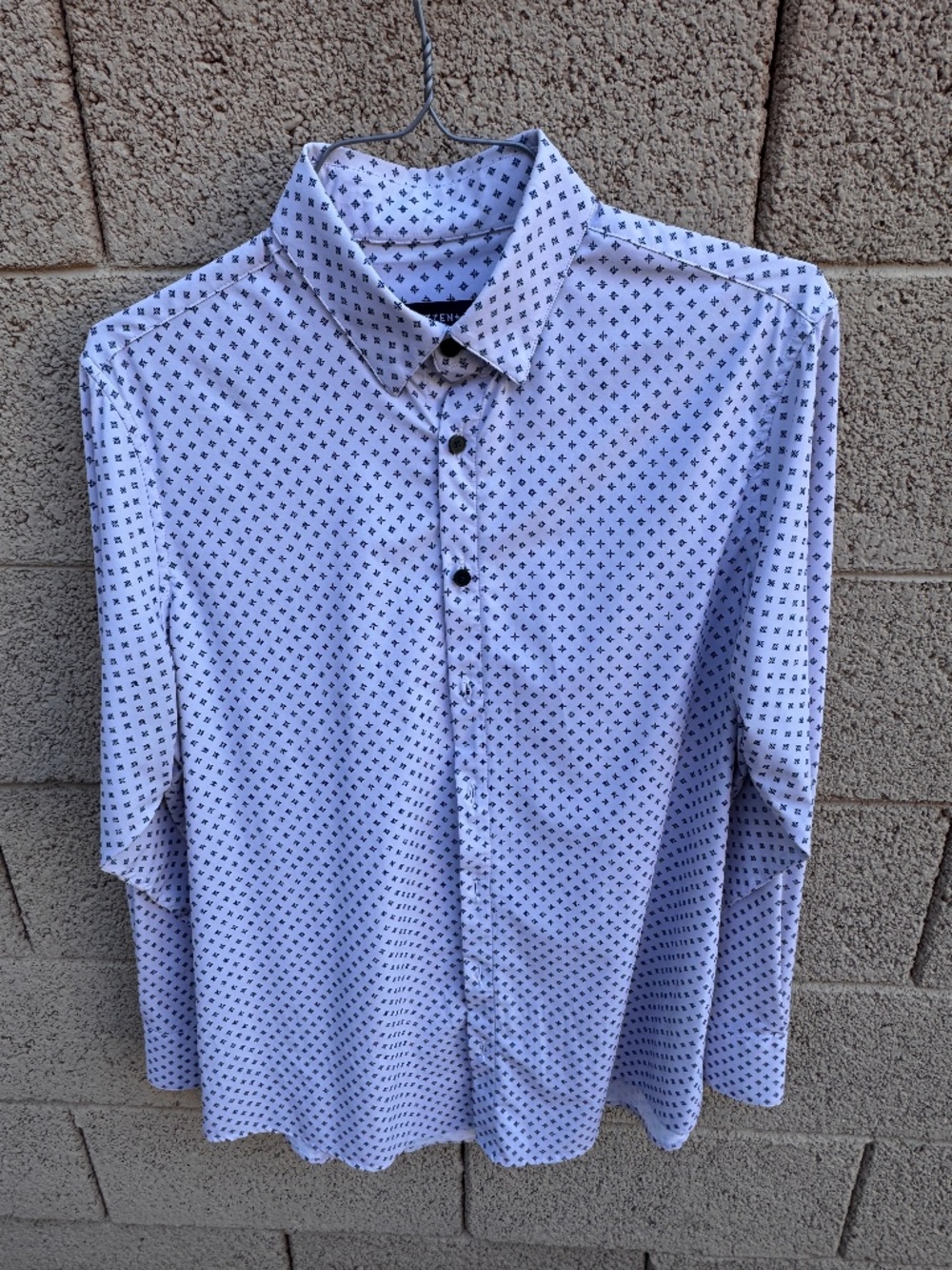 Men's Mizzen & Main Casual Dress Shirt, Size M Classic